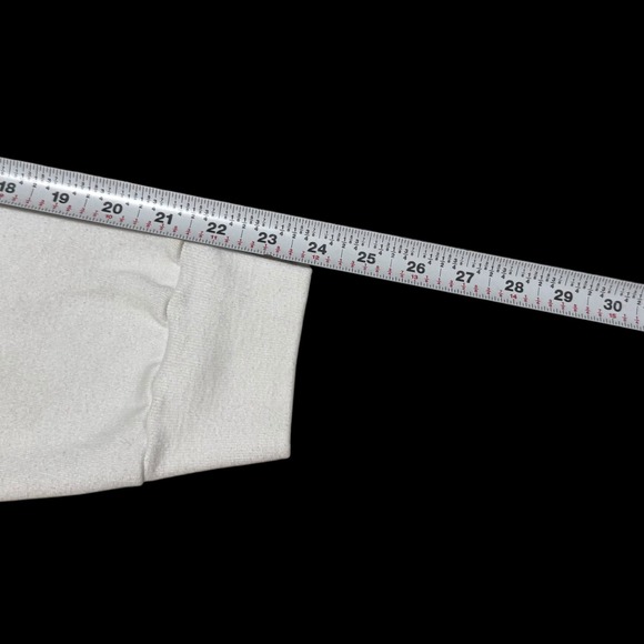 Vintage 90s Notre Dame University Stained White Hoodie Sweatshirt Women's XL‎ - Picture 12 of 12